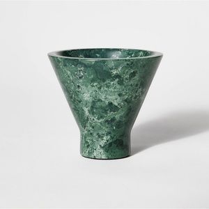 Threshold l Designed with Studio McGee Green Marble Cone Shape Bowl Table Decor